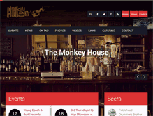 Tablet Screenshot of monkeyhousevt.com